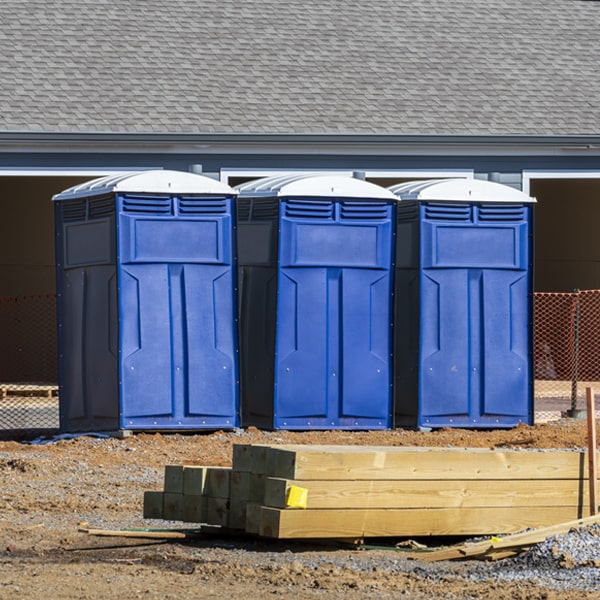 is there a specific order in which to place multiple portable toilets in Montara California